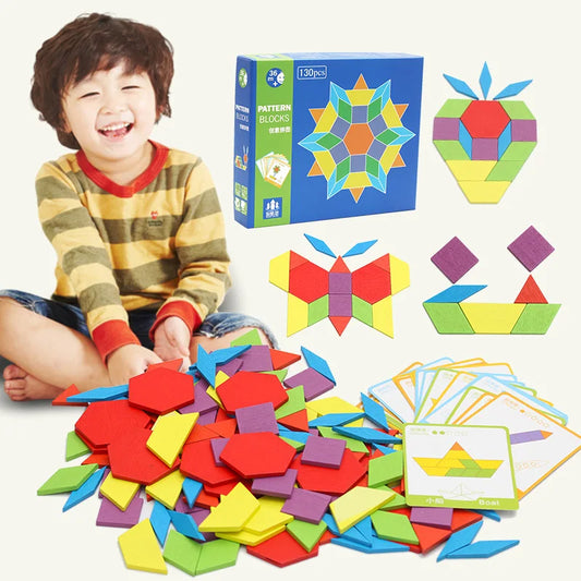 Cartes Puzzle en bois jouets éducatifs pour enfants